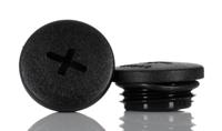 hpm16-bk080 Alpha Wire Blanking Plug, M16, Plastic, 20mm Diameter, Threaded