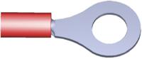 2-34150-1 TE Connectivity, PLASTI-GRIP Insulated Ring Terminal, M6 Stud Size, 0.26mm² to 1.65mm² Wire Size, Red