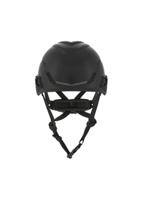 10194790 MSA Safety V-Gard H1 Black Safety Helmet with Chin Strap, AdjustableVentilated