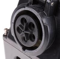 5041687 Scame IP66 Red Surface Mount 3P + N + E Power Connector Socket ATEX, IECEx, Rated At 16A, 346 → 415 V