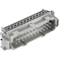 10196000 EPIC Heavy Duty Power Connector Insert, 16A, Male, H-BE Series, 24 Contacts