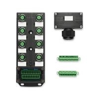 1516836 Phoenix Contact SACB-8/16-L-C SCO Series Sensor Box, M12, 10m cable, 5 way, 8 port