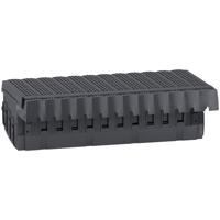 lvs04407 Schneider Electric Cable Clamp, Device Feeder, 440mm x 235 mm, Black, Pk-1