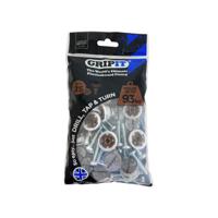 gp2025 Gripit Brown Plastic, Steel Plasterboard Fixings, 20mm fixing hole diameter