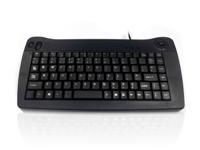 kybac5010-usbblk Ceratech KYBAC5010-USBBLK Wired USB Compact Keyboard, QWERTY (UK), Black