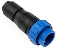 px041002p5560 Bulgin Circular Connector, 2 Contacts, Cable, Miniature Connector, Plug, Male, IP68, Buccaneer 400 Series