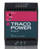 tpc-120-112 TRACOPOWER TPC DIN Rail Power Supply, 85 → 264 V ac / 90 → 375V dc ac, dc Input, 12V dc dc Output, 8A