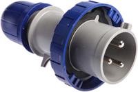 2183233 Scame IP67 Blue Cable Mount 2P + E Industrial Power Plug, Rated At 32A, 230 V