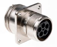 208719-1 TE Connectivity Circular Connector, 5 Contacts, Panel, Standard Connector, Socket, Male, CMC Series