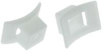 151-27019-lkc-pa66-na HellermannTyton Self Adhesive Natural Cable Tie Mount 17 mm x 25mm, 8mm Max. Cable Tie Width
