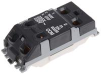 k4899-whi MK Electric 2 Way White Rocker Switch Grid Module 20A, Grid Plus Series