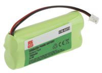 176-9373 RS PRO 2.4V NiMH Rechargeable Battery Pack, 700mAh - Pack of 1