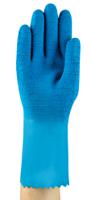 62401100 Ansell AlphaTec 62-401 Blue Cotton Glove, Size 10, Latex Coating