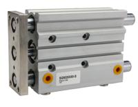 180-344 RS PRO Pneumatic Guided Cylinder - 25mm Bore, 80mm Stroke, Double Acting