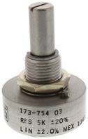 157b502mx9001 Vishay 157 5kΩ Rotary Potentiometer 1-Gang Panel Mount, 157B502MX9001