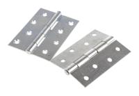 436-5086 RS PRO Steel Butt Hinge, Screw Fixing, 100mm x 71mm x 1.75mm