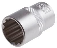 830-4123 RS PRO 1/2 in Drive 19mm Standard Socket, 12 point