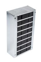 102537 Raaco 24 Drawer ESD Cabinet, 555 x 307 x 150mm