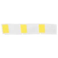 m4-91-427-yl Brady B-427 on Black on Yellow, Transparent Label, 25.40 mm Width, 25.40mm Label Width