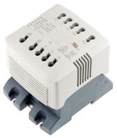 0-442-02 Legrand 63VA DIN Rail Transformer, 215V ac, 230V ac, 245V ac, 385V ac, 400V ac, 415V ac Primary, 24V ac Secondary