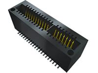mec1-105-02-s-d-a Samtec MEC1 Series Vertical Female Edge Connector, Surface Mount, 10-Contacts, 1mm Pitch, 2-Row, Solder Termination