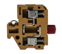 0211120000 Weidmuller  SAKS Series Yellow, 10mm², Single-Level, Screw Termination, Fused