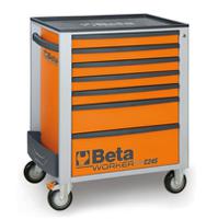 bw-2400s-g7e-s BETA 7 Drawer Thermoplastic (Worktop) Wheeled Roller Cabinet Tools Included