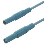 934076102 Hirschmann Test & Measurement, 16A, 1000V ac/dc, Blue, 2m Lead Length