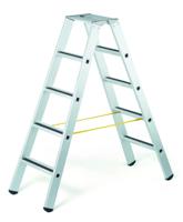 41553 Zarges Aluminium 2 x 5 steps Step Ladder, 1.32m open length