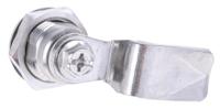 192-9648 RS PRO Stainless Steel Cabinet Lock, 32mm Panel-to-Tongue