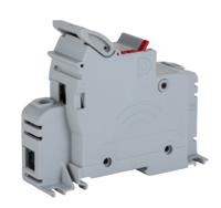 ch141du Eaton 50A Rail Mount Fuse Holder for 14 x 51mm Fuse, 1P, 690V ac