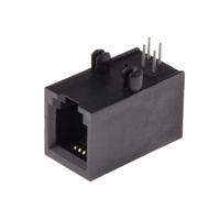 ss-6444-nf Bel-Stewart SS-64 Series Female RJ22 Connector, Through Hole Right Angle 4P4C -Way