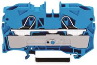 2010-1204 WAGO  TOPJOB S, 2010 Series Blue, 10mm², Single-Level, Push-In Cage Clamp Termination, ATEX, IECEx