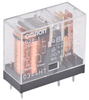 g2r-1-ac24 Omron PCB Mount Power Relay, 24V ac Coil, 10A Switching Current, SPST