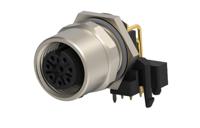 t4145035081-002 TE Connectivity Circular Connector, 8 Contacts, Panel, M12 Connector, Plug, Female, IP67, T414 Series