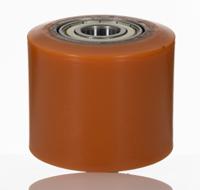 1533-cc LAG Orange Polyurethane Abrasion Resistant, High Load Capacity, Laceration Resistant, Non-Marking Trolley Wheel, 700kg