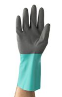58430100 Ansell AphaTec 58-430 Green Nitrile Work Gloves, Size 10, Nitrile Coating