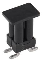 1241050-2 TE Connectivity AMPMODU MOD II Series Straight Surface Pin Header, 4 Contact(s), 2.54 mm Pitch, 2 Row, Unshrouded