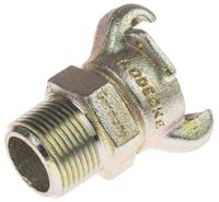 773-0531 RS PRO Iron Male Pneumatic Quick Connect Coupling, NPT 1 Male Threaded