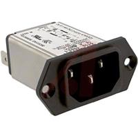 511015331 Schurter 15A, 125 V ac Male Screw Filtered IEC Connector 5110.1533.1, Quick Connect None Fuse