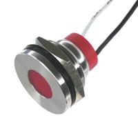 pl19sl016 CML Innovative Technologies PL19SL Series Red Panel LED, 240V, 19mm Mounting Hole Size, Lead Wires Termination, IP67