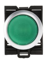 78639208-m22-dl-gm22-am22-led-g Eaton RMQ Titan M22 Series Green Illuminated Momentary Push Button Head, 22mm Cutout, IP69K