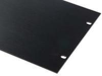 439-3340 RS PRO Black Aluminium Front Door, 4U, 95HP, 177 x 482.6mm