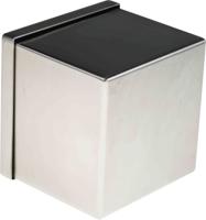 121-9693 RS PRO 304 Stainless Steel Satin Square Adaptable Enclosure Box, 100mm x 100mm x 85mm