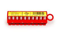 7000058253 3M 700005 Adhesive Cable Marking Kit, Red, Pre-printed "0 → 9", for Cables