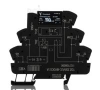 1127100000 Weidmuller TOZ Series Solid State Interface Relay, 230 V Control, 100 mA Load, DIN Rail Mount