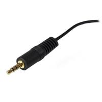 mu12mf StarTech.com Male 3.5mm Stereo Jack to Female 3.5mm Stereo Jack Aux Cable, Black, 3.7m MU12MF