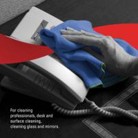 8395 WYPALL WypAll®  Microfibres Blue Cloths for Industrial Cleaning, Dry Use, Box of 6, 400 x 400mm, Repeat Use