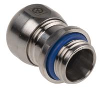 53806750 Lapp SKINTOP Series Metallic Stainless Steel Cable Gland, M16 Thread, 5mm min., 7mm max., IP69K