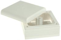 0-303-26 Legrand DLPlus Series White PVC Junction Box, IP40, 110 x 110 x 50mm